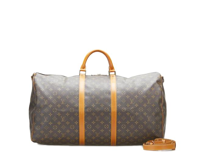 Louis Vuitton Keepall 60 Bandouliere Monogram Travel Bag