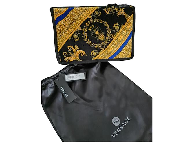 Versace Baroque Wash Bag - new Multiple colors Cotton  ref.883804