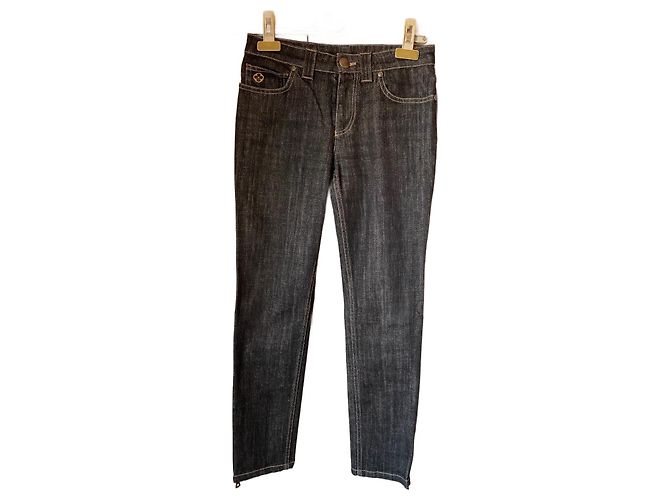 Vaqueros Slim Louis Vuitton Azul Marino Algodón