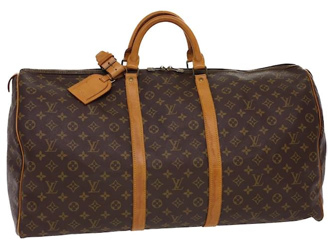 LOUIS VUITTON Boston bag M41422 Keepall 60 Monogram canvas Brown