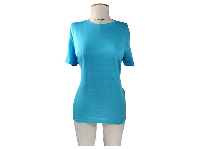Autre Marque Top de lino azul Rodebjer Talla M