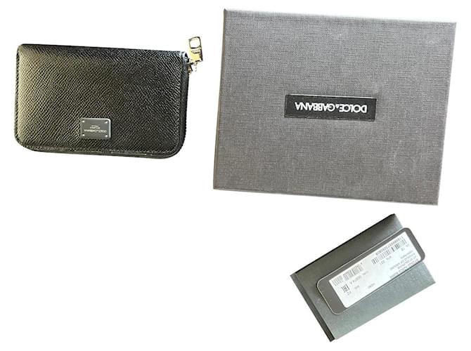 Dolce & Gabbana Purses, wallets, cases Black Lambskin  ref.884066
