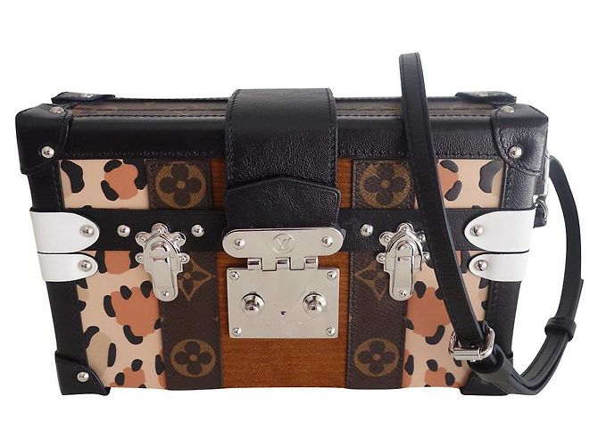 Petite Malle Louis Vuitton Bolsa baú pequena Vuitton Multicor