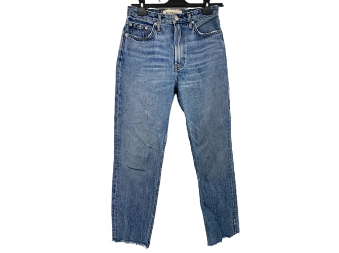 REFORMATION Jeans T.US 26 Baumwolle Blau  ref.884287