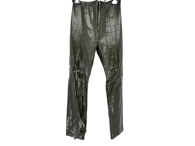 ACNE STUDIOS  Trousers T.fr 36 polyester Khaki  ref.884291