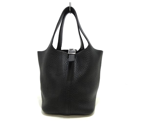 Hermès Picotin Black Leather  ref.884654