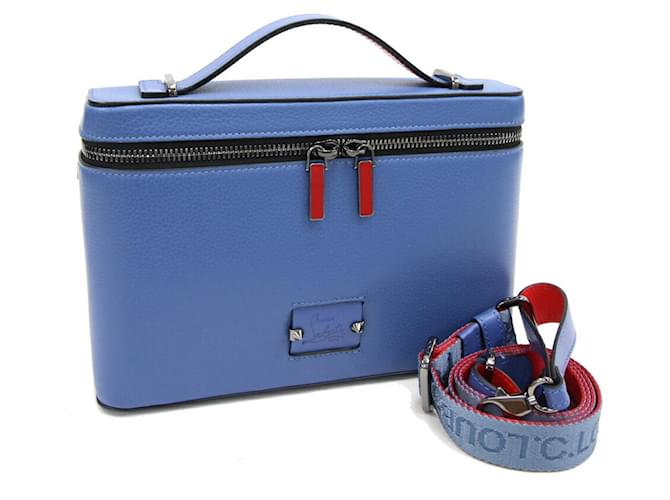 Christian Louboutin Kypipouch Blue Leather  ref.884857