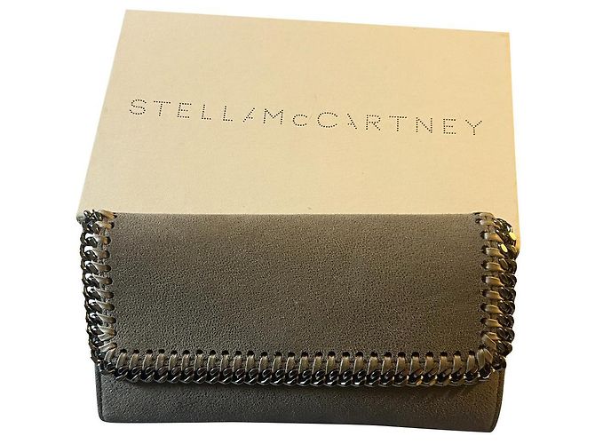 Stella Mc Cartney Graue Falabella-Geldbörse von Stella McCartney