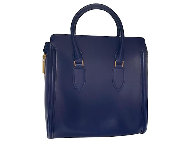 Alexander Mcqueen Heldin Blau Leder  ref.885047