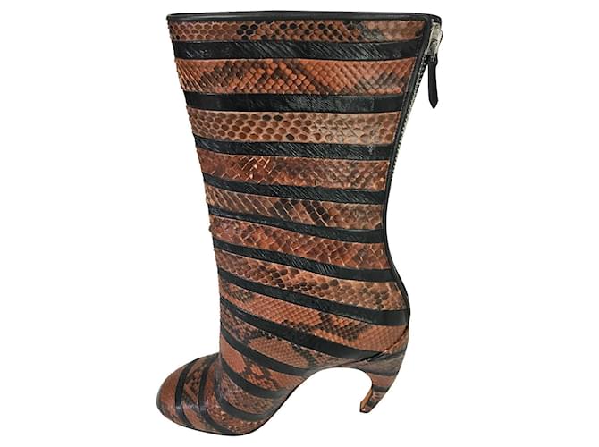 Givenchy Mid-calf python boots Multiple colors Exotic leather  ref.885051