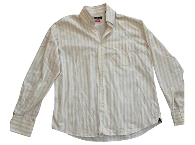 Balenciaga Camicie Beige Cotone  ref.885052