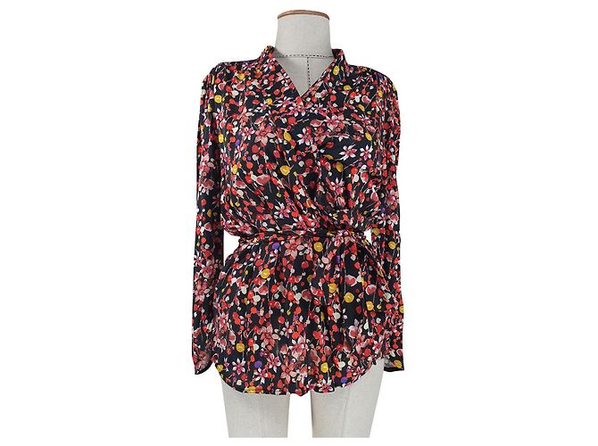 Blusa floral Maje de viscosa Multicolor
