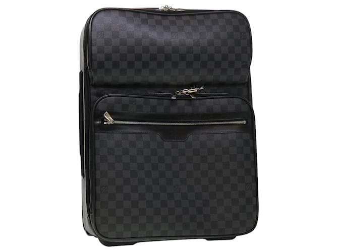 LOUIS VUITTON Damier Graphite Pegas 55 suitcase N23300 LV Auth 39519  ref.885138