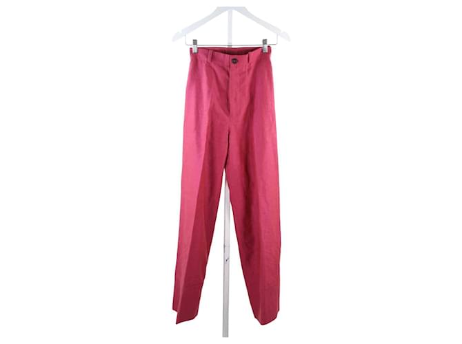 Wide pants Vanessa Bruno 34 Pink Cotton  ref.885352