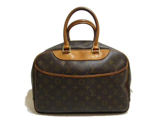 Louis Vuitton Handbag Monogram Deauville Brown Canvas M47270