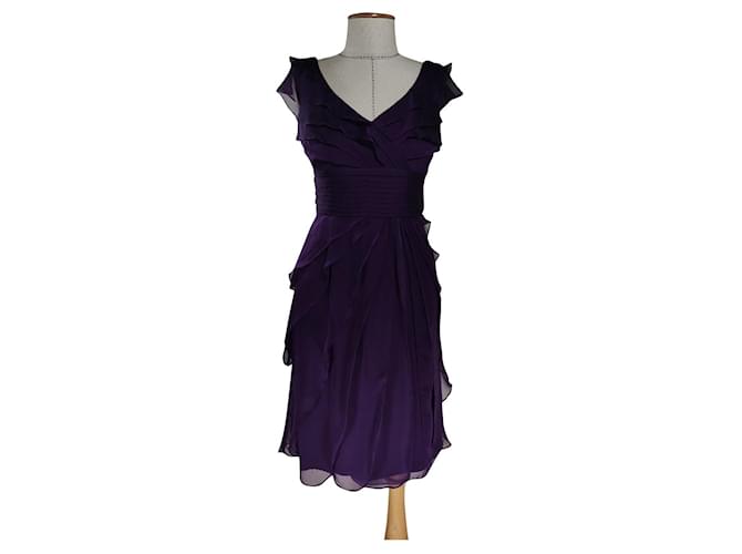 Autre Marque Robes Polyester Violet  ref.885606