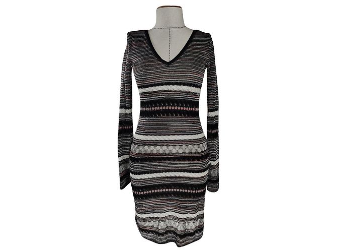 M Missoni Kleid Mehrfarbig Viscose Mehrfarben