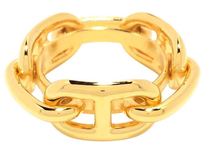 Ring Hermès Anneau de carré 90 Regálate Dorado Metal  ref.885624