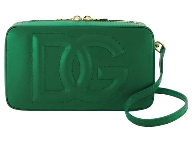 Dolce & Gabbana Logo Green Pony-style calfskin  ref.885803
