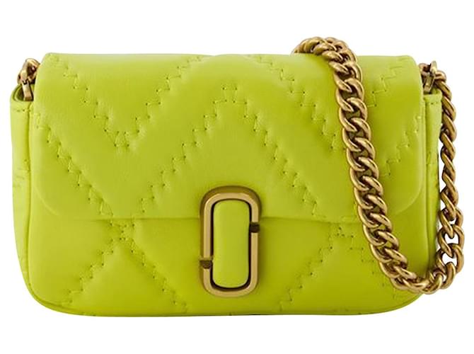 Marc Jacobs Quilted Yellow Leather  ref.885853