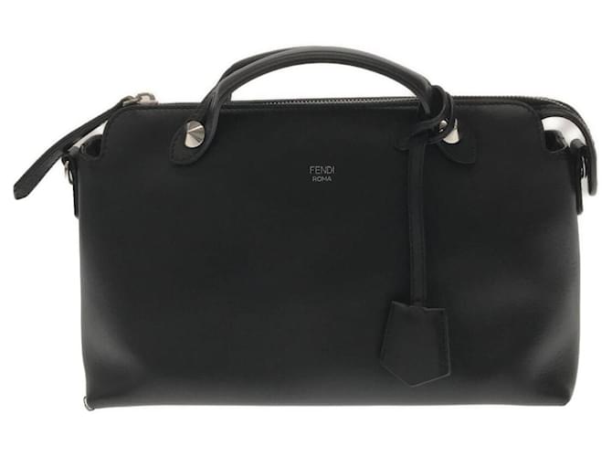 Fendi By The Way Black Leather  ref.885936