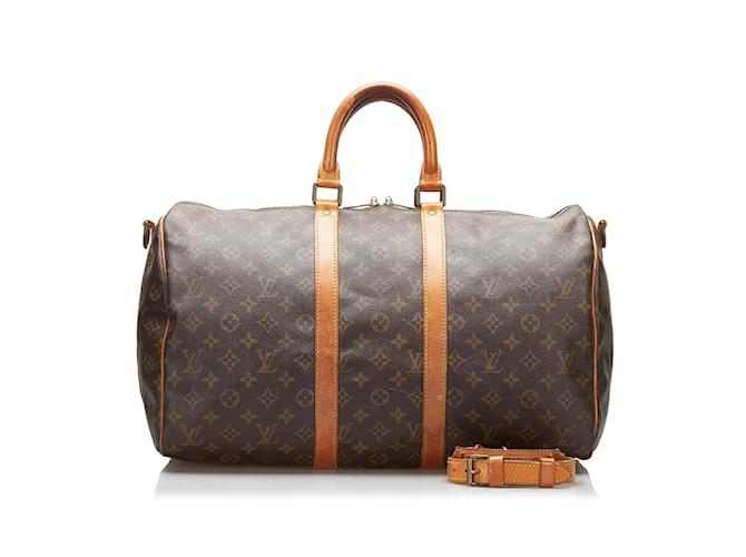 LOUIS VUITTON Keepol Bandolier 45 Travel Bag M41418