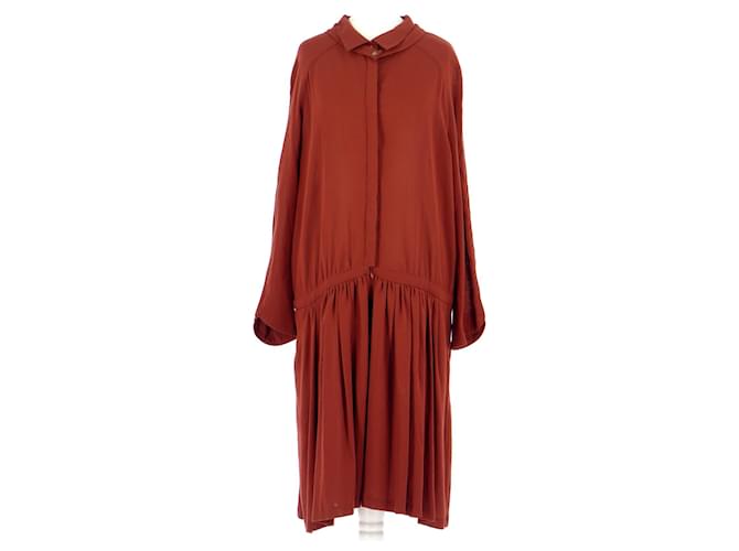 Ba&Sh robe Dark red Cotton  ref.886584