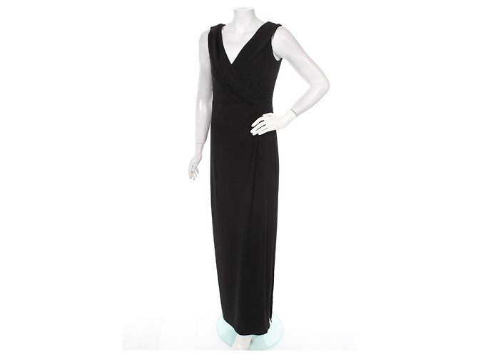 Ralph Lauren Maxikleid Schwarz
