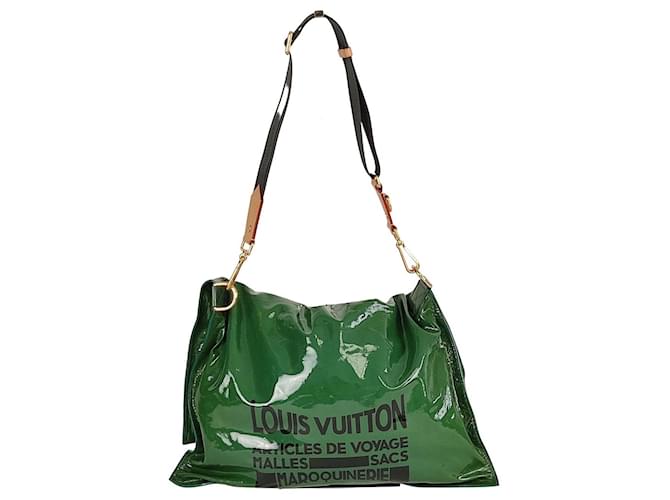 Borsa da viaggio Louis Vuitton Printemps Eté 2010 Collezione Verde Plastica  ref.886815