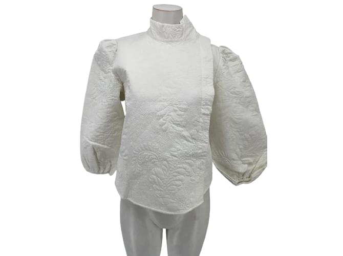 Autre Marque NICHT SIGN / UNSIGNED Oberteile T.Internationale S-Baumwolle Weiß  ref.886874