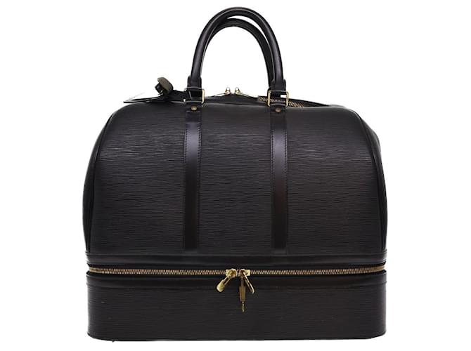 Louis Vuitton Weekender gm Black Leather  ref.886889
