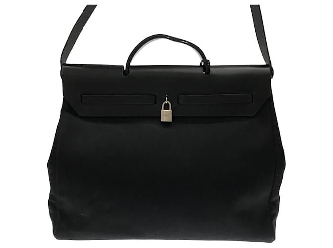 Hermès Evelyne Black Cloth  ref.886891