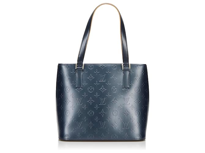 LOUIS VUITTON Mat Monogram Stockton Blue 1205658