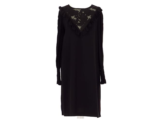 Claudie Pierlot robe Black Polyester  ref.887200