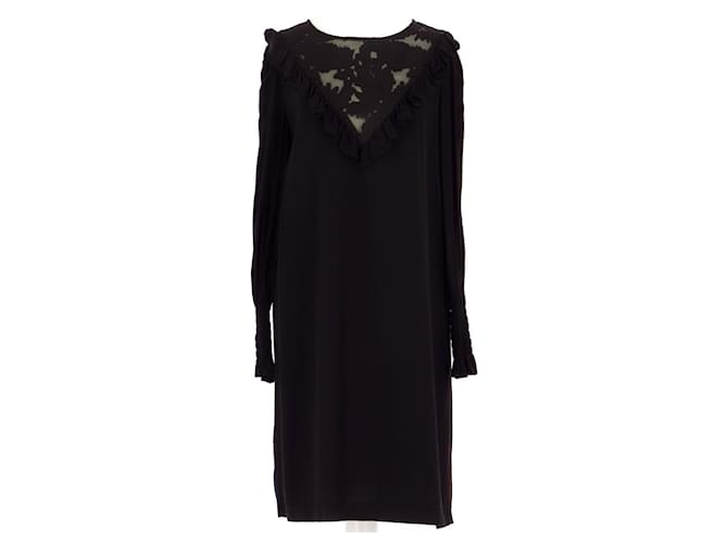 Claudie Pierlot Robe Schwarz Polyester  ref.887200