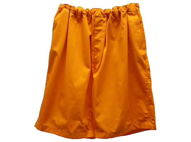 Shorts Balenciaga en Algodón Naranja  ref.887225