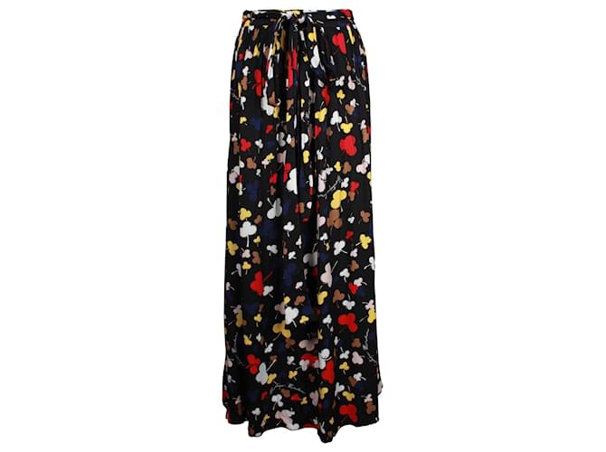 Falda larga de viscosa con estampado floral de Boutique Moschino Fibra de celulosa  ref.887258