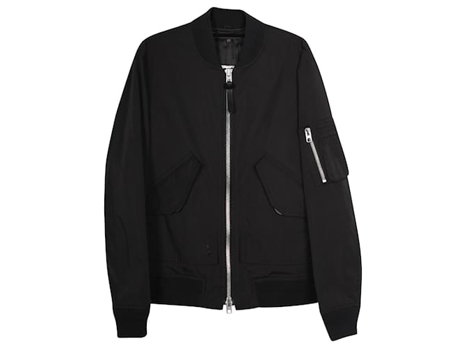 Coach Bomber Jacket in Black Polyester  ref.887397