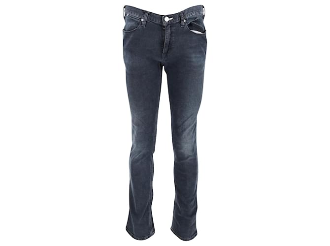 Jeans Acne Studios Skinny Fit em jeans de algodão marinho Azul Azul marinho  ref.887504