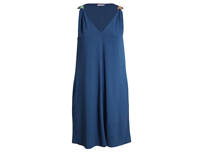 See by Chloé Ärmelloses Kleid von See by Chloe aus blauem Acetat Zellulosefaser  ref.887514