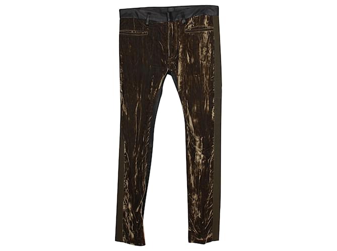 Greenfibre Brown Self Textured Formal Trouser at best price in Ahmedabad