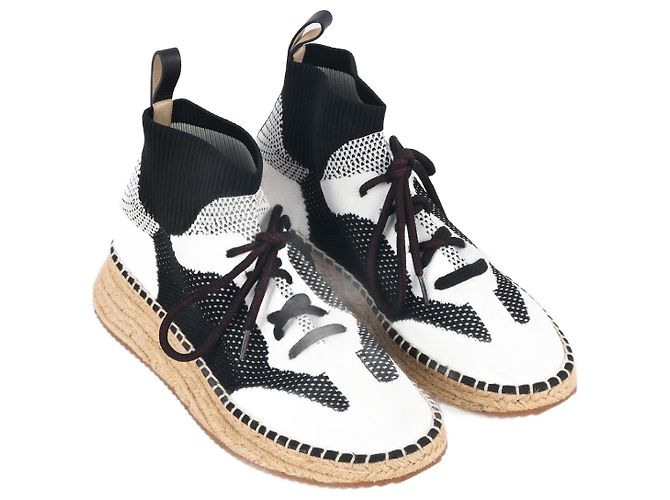 ALEXANDER WANG  Baskets EU 38 Tissu Blanc