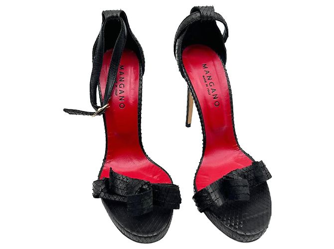 MANGANO  Heels EU 39 Leather Black
