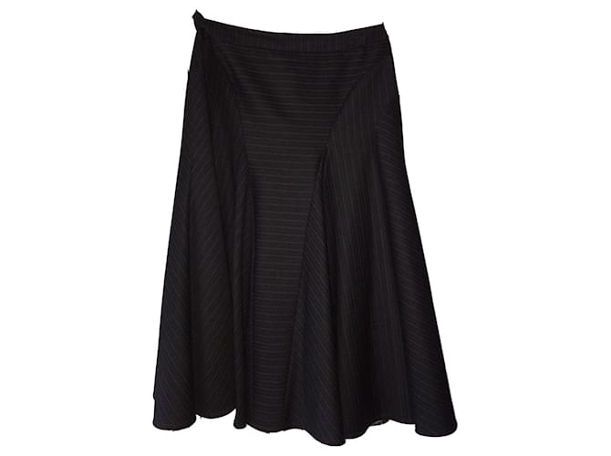 Kenzo Skirts Dark grey Wool  ref.887782