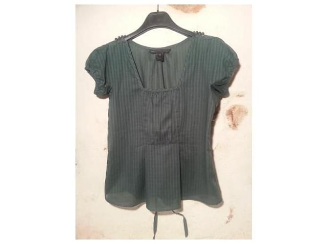 Marc by Marc Jacobs Tops Dark green Cotton  ref.887801