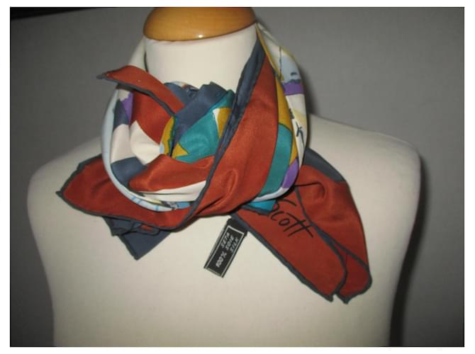Autre Marque sciarpe Multicolore Seta  ref.887834