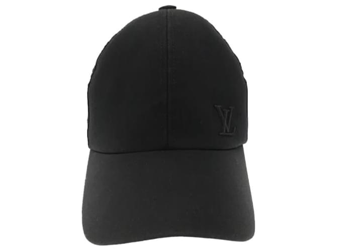 **Louis Vuitton Baseball Cap Black Cotton  ref.887848