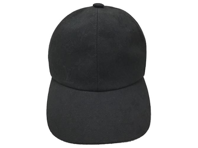 **Gorra de algodón negra de Louis Vuitton Negro  ref.887853