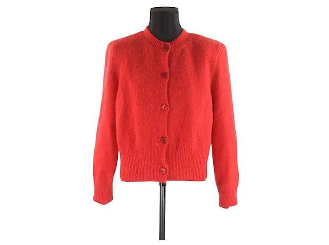 Knitting Isabel Marant 40 Red Wool  ref.888064