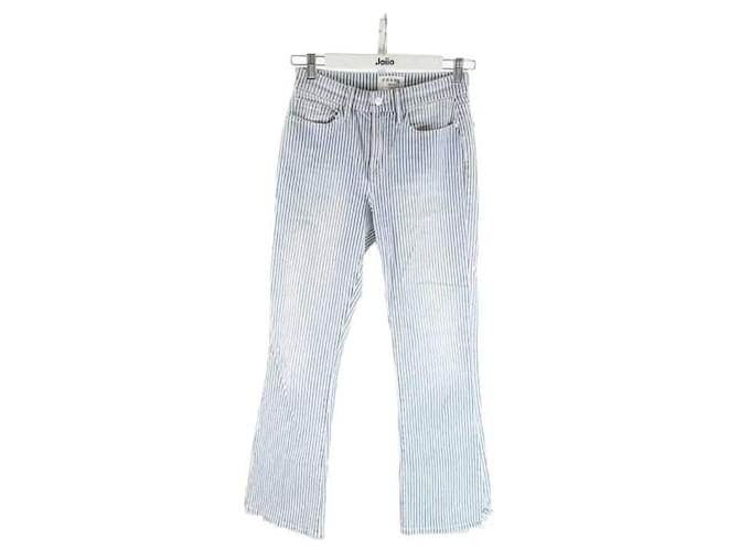 Frame Denim Jeans 36 Blue Cotton  ref.888085